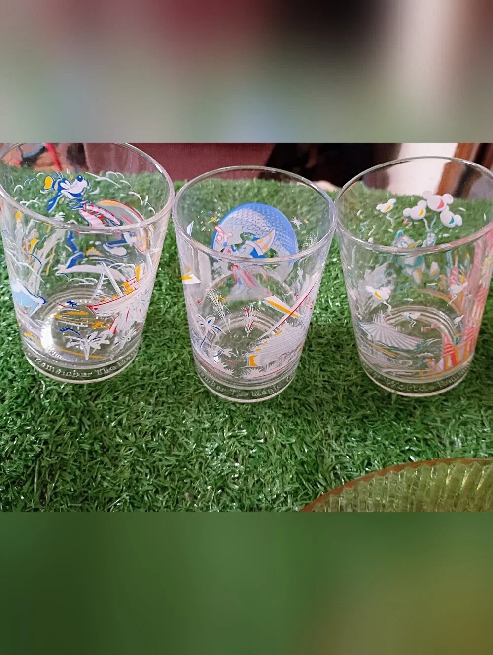 Disney clear glass